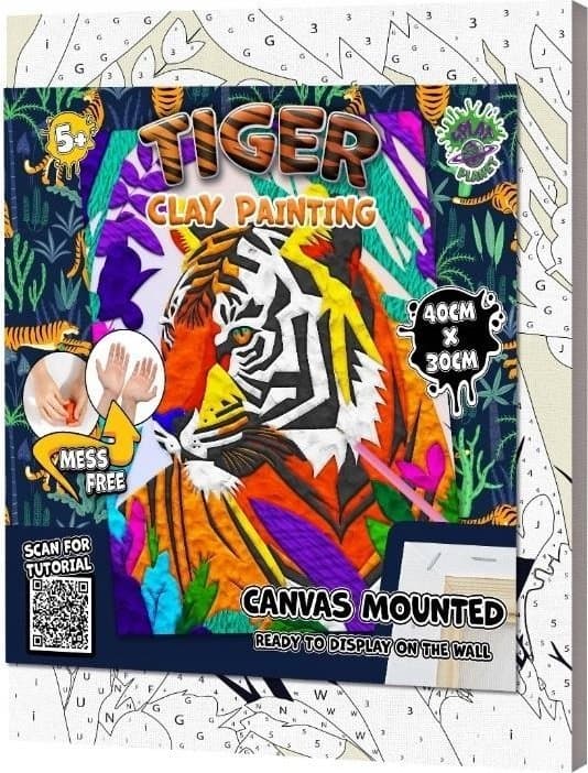 Plastinapysselkit - Tiger