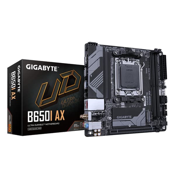 Gigabyte B650I AX - 1.0 - emolevy - mini ITX - Socket AM5 - AMD B650