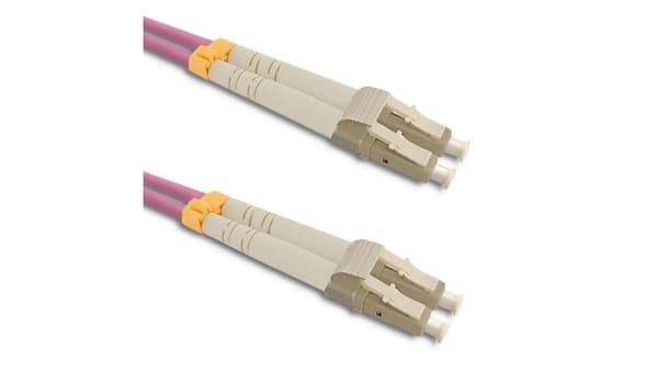 Qoltec Optisk Patchkabel LC/UPC - LC/UPC MM 50/125 OM4 2m (54344)