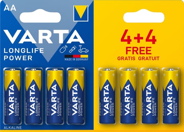 Alkalinebatterier Varta LR06