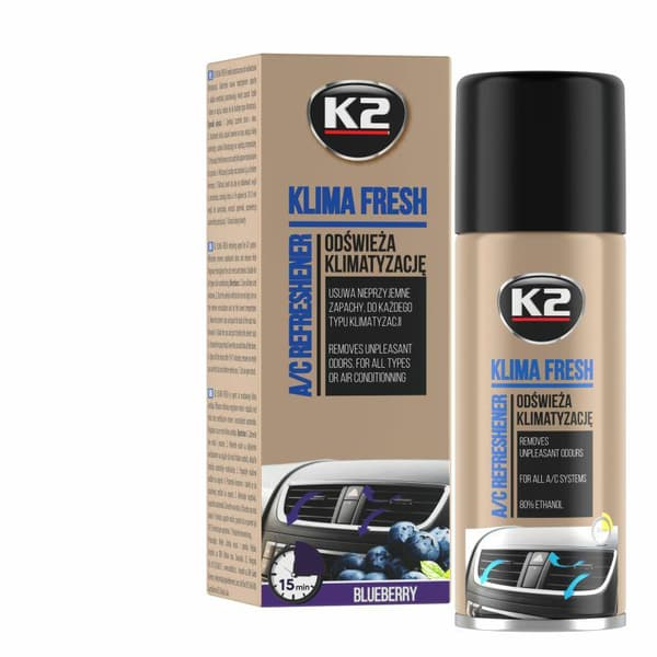 K2 AIR EXTRACTOR KLIMA FRESH MUSTIKKA 150 ML