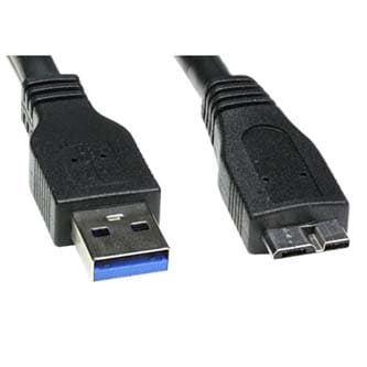 USB Logo USB-A-kabel - MicroUSB 2 m Sort