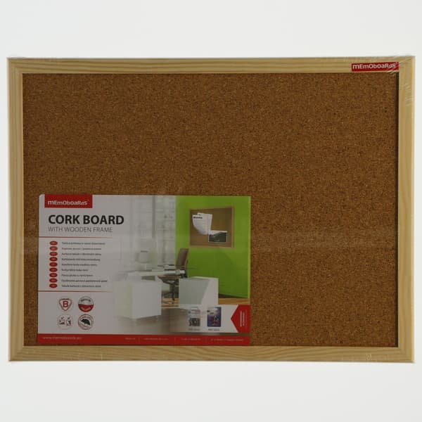 Korkkitaulu MemoBe 30x40cm puukehys