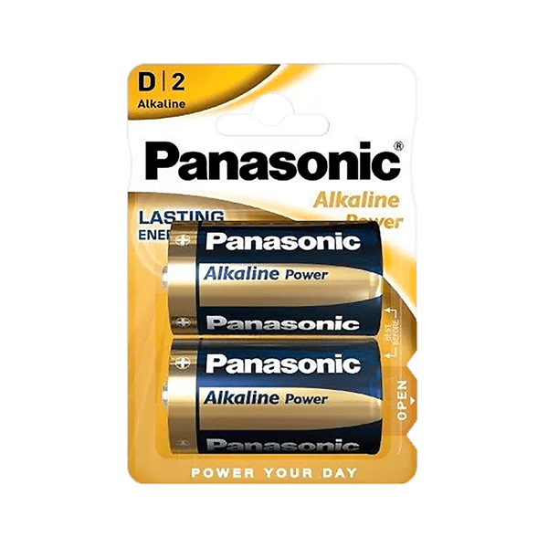 Alkaliparistot Panasonic Corp. Bronze LR20 1,5 V Tyyppi D (2 osaa)
