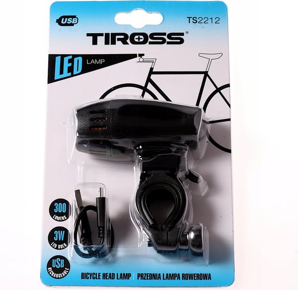 Polkupyörän valo Tiross TS-2212