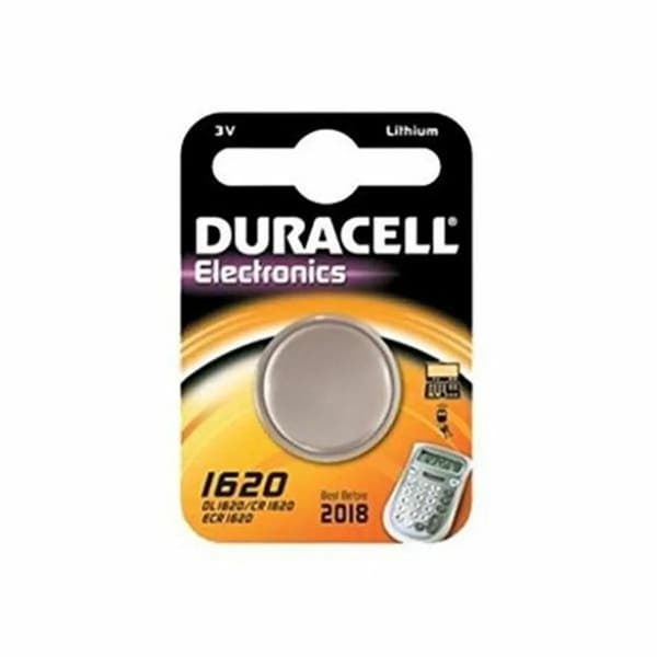 Lithium knapcellebatteri DURACELL CR1620 3V