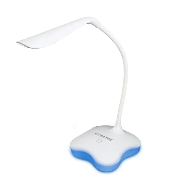 ESPERANZA SKRIVEBORDSLAMPE LED MIMOSA HVID