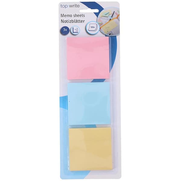 Topwrite - Set med klisterlappar 3x 50 st