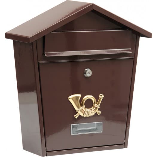 BREVKASSE 380X320X105MM BRONZE