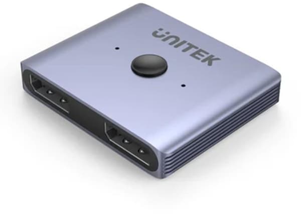 Unitek Tvåvägs DP 1.4 8K 2-i-1-switch