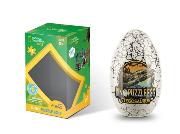 National Geographic Stegosaurus Puslespil