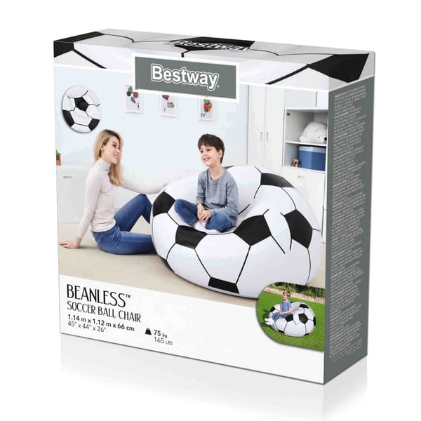 Uppblåsbar stol boll 114x112x66cm