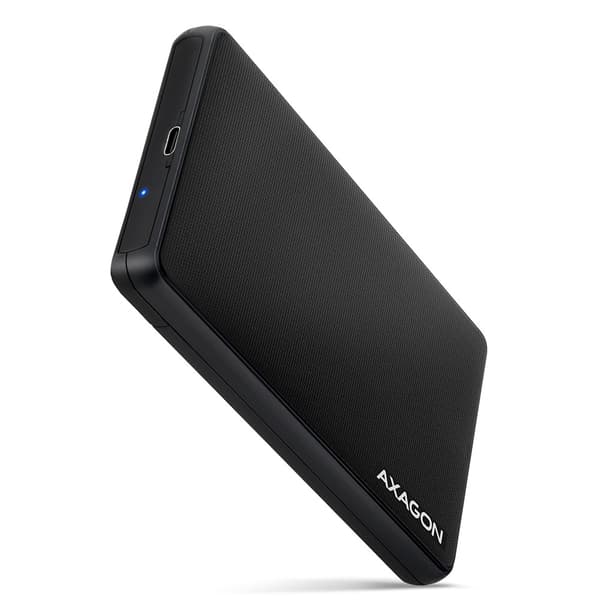 Axagon EE25-SLC drevkabinet HDD/SSD ka