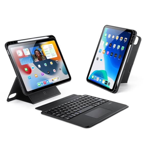 Dux Ducis DK Series Bluetooth-tastaturcover til Apple iPad 10 (2022) – Sort