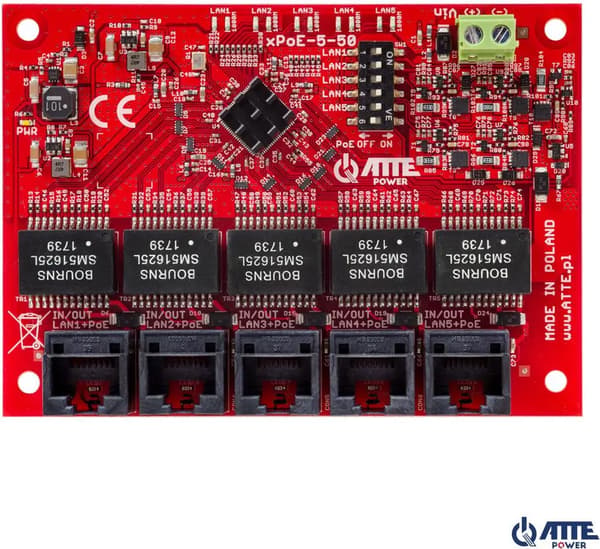 5-PORTS POE ATTE XPOE-5-50-OF SWITCH