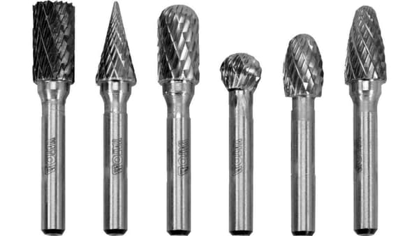PINNFRÄSAR FÖR METALL 6ST PREMIUM