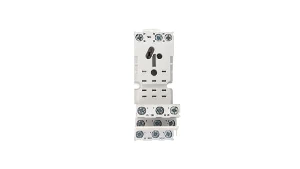 Relpol Relæfatning R3 3P 10A 300V AC GZM3-GRÅ (857412)