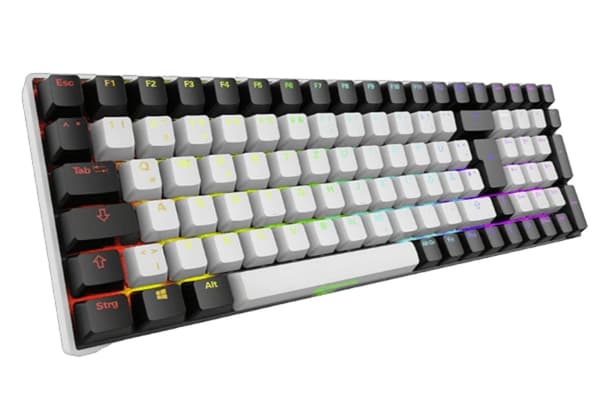 SKILLER SGK50 S2 (vit, DE-chip, Gateron Red)