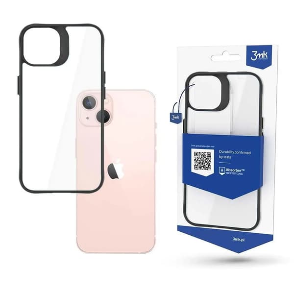 3mk Satin Armor Case+ Serie iPhone 14 Plus - Sort