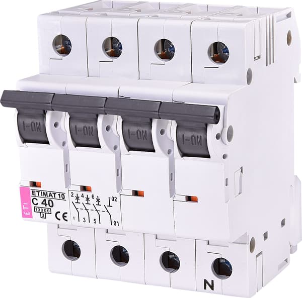 Eti-Polam Adapterafbryder 3P+N C 40A 10kA AC ETIMAT10 (002136720)