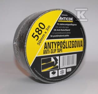 ANTI-KOLLISIONSTEJP SVART 50MMX3M