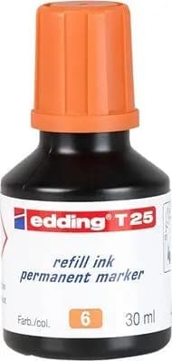 Edding Bläck för permanenta markörer e-T 25 EDDING, orange