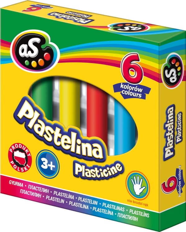 Muovailuvaha 6 väriä AS