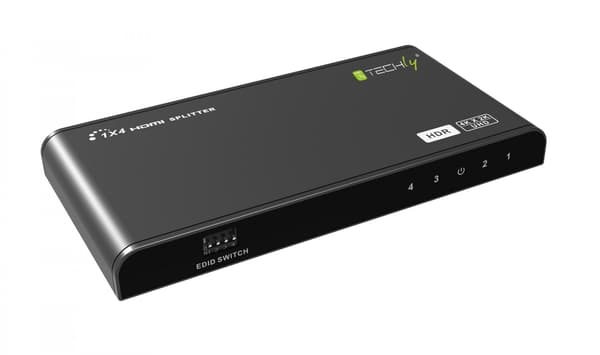 Techly 104844 HDMI 2.0 Splitter Splitter 1x4 4K 60Hz HDR EDID