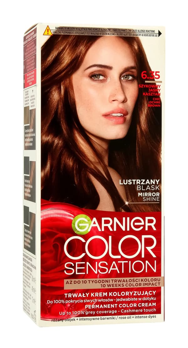 Garnier Color Sensation Coloring Cream 6.35 Chic Brown- Chic Light Chestnut