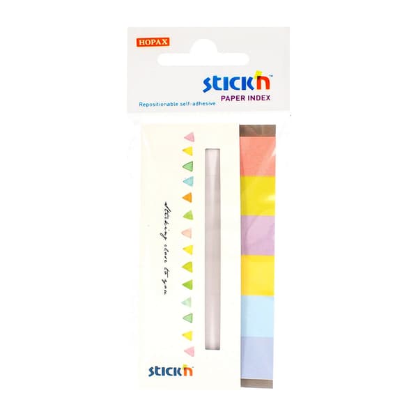 Papirindeksindsatser blanding 6 farver neon Candy