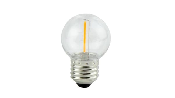LEDOM E27 1W 2700K 50lm 220-240V FILAMENT G45