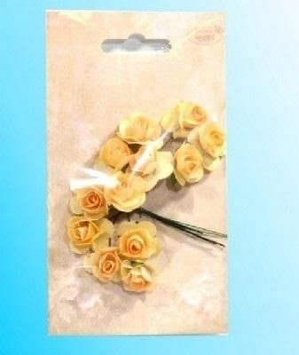 Pappersblommor teblommor 12st