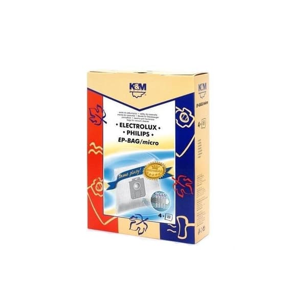 Påsar K&M EP BAG MICRO Philips/Electrolux FC8021 4st