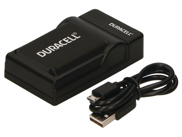 Duracell Oplader med USB-kabel til DRSBX1/NP-BX1