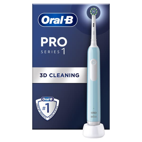 Oral-B Pro 1 Caribbean Blue Cross Action Blueprint