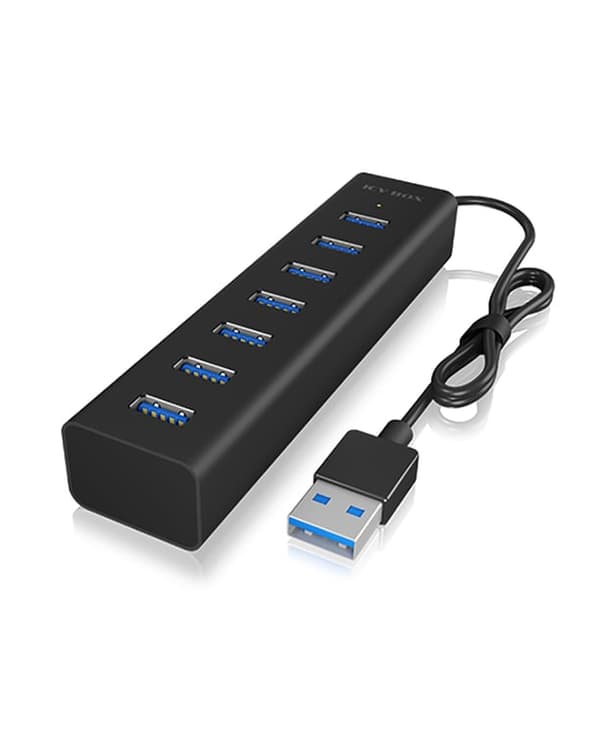 ICY BOX IB-HUB1700-U3 - hubb - 7 portar