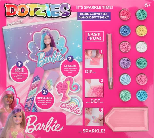 Diamond Dotz Barbie -askartelusetti DTZ10011 timanttimosaiikki