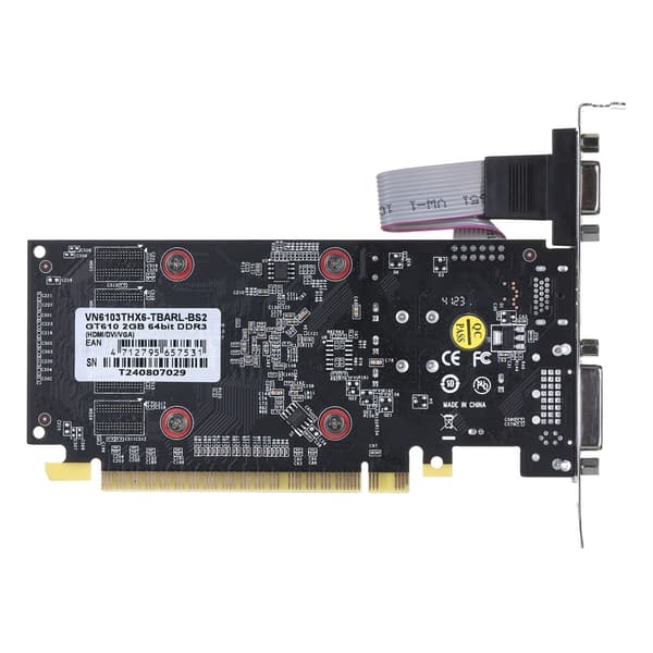 GeForce GT 610 (Mini-HDMI, 2x DVI-I, Detaljhandel)