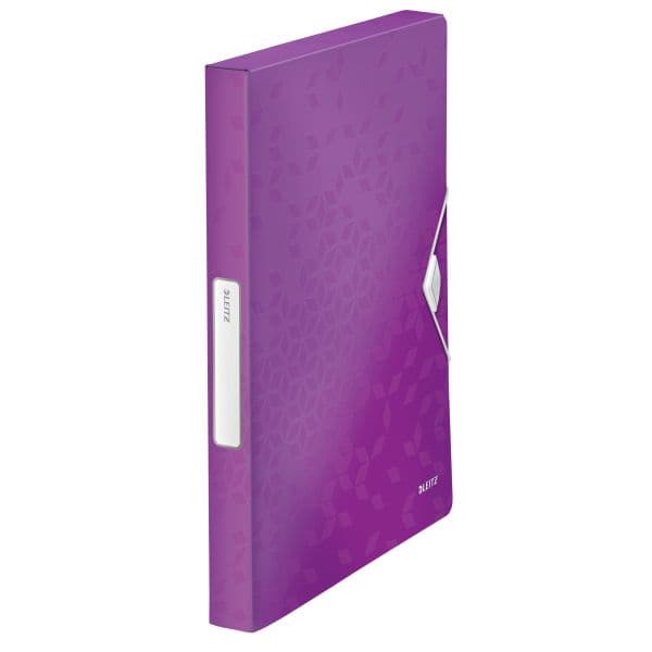 Leitz Portfölj med elastiskt band A4, bred, lila (46290062)