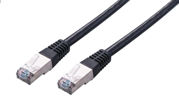 C-Tech C-TECH patchkabel Cat5e, FTP, sort, 0,5m