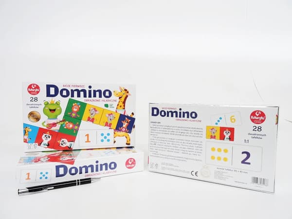 Billede og klassiske dominobrikker