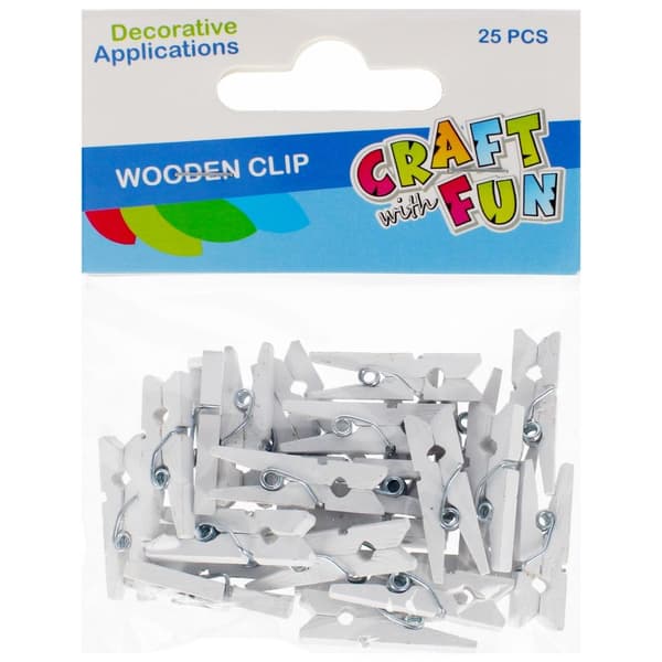 Puiset klipsit 2,5cm 25kpl