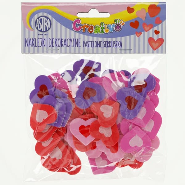 Vaahtomuovitarroja - Pastellisydämet ASTRA
