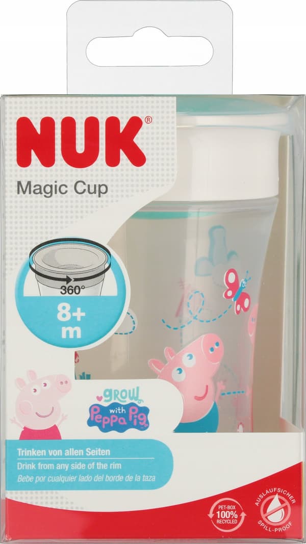 NUK NUK Drickmugg Peppa Pig Magic Cup 230ml, turkos