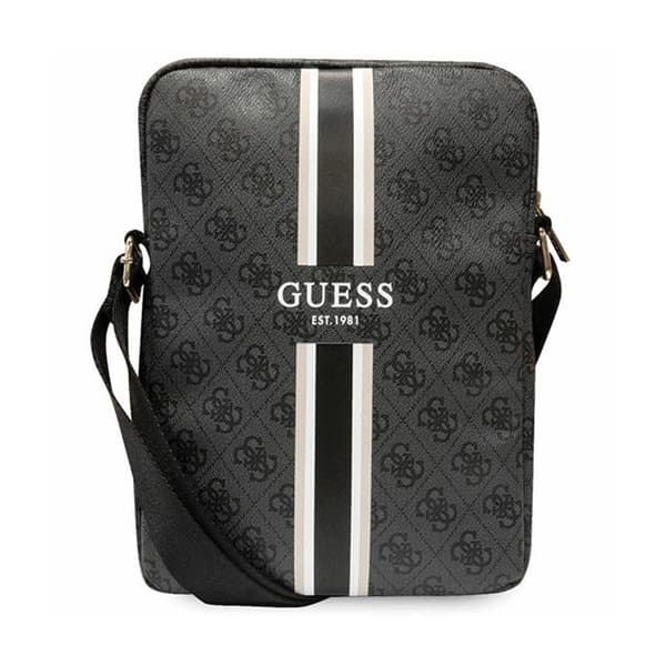Guess Taske GUTB10P4RPSK 10\" sort/sort 4G Stripes Tablet-taske