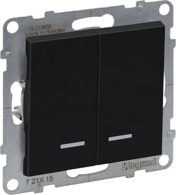 SUNO Belysningsstik Sort 10AX 250V Automatiske Terminaler 721415