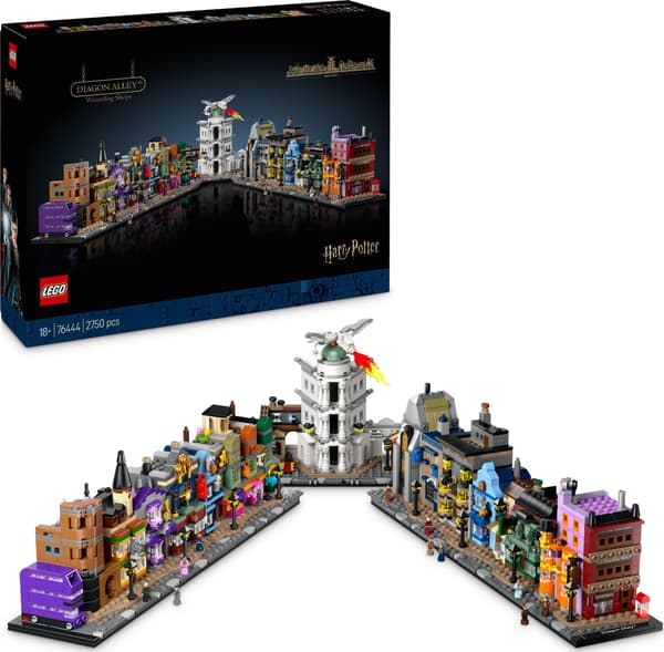 LEGO® Harry Potter Diagonalstræde™ Troldmandsbutikker, 2750 dele