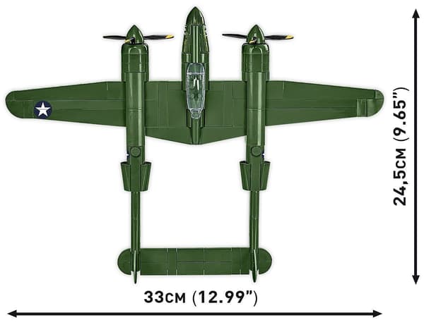 Historisk samling Lockheed P-38 LIGHTNING