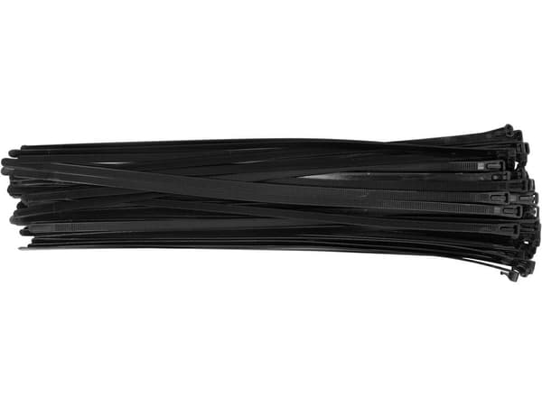 GENANVENDELIGE KABELBINDERE 7,6X400MM 50STK SORT