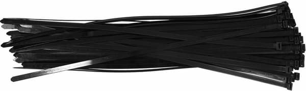MUOVINIPPUJOHDE 400X7,6 50KPL. MUSTA